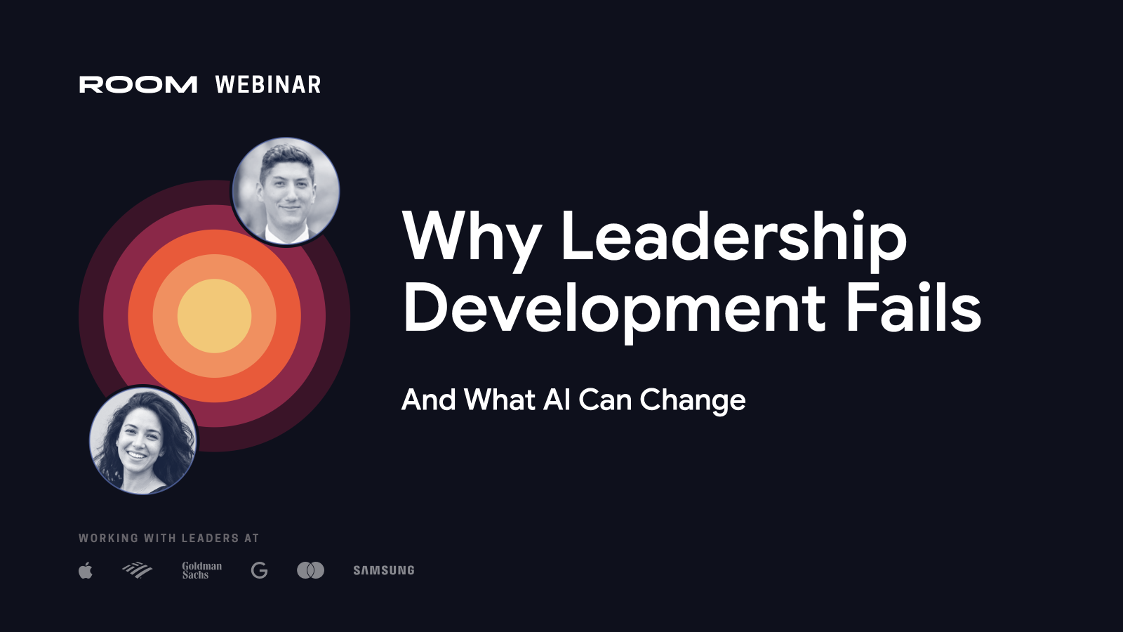 ROOM webinar: Why Leadership Development Fails — And What AI Can Change.